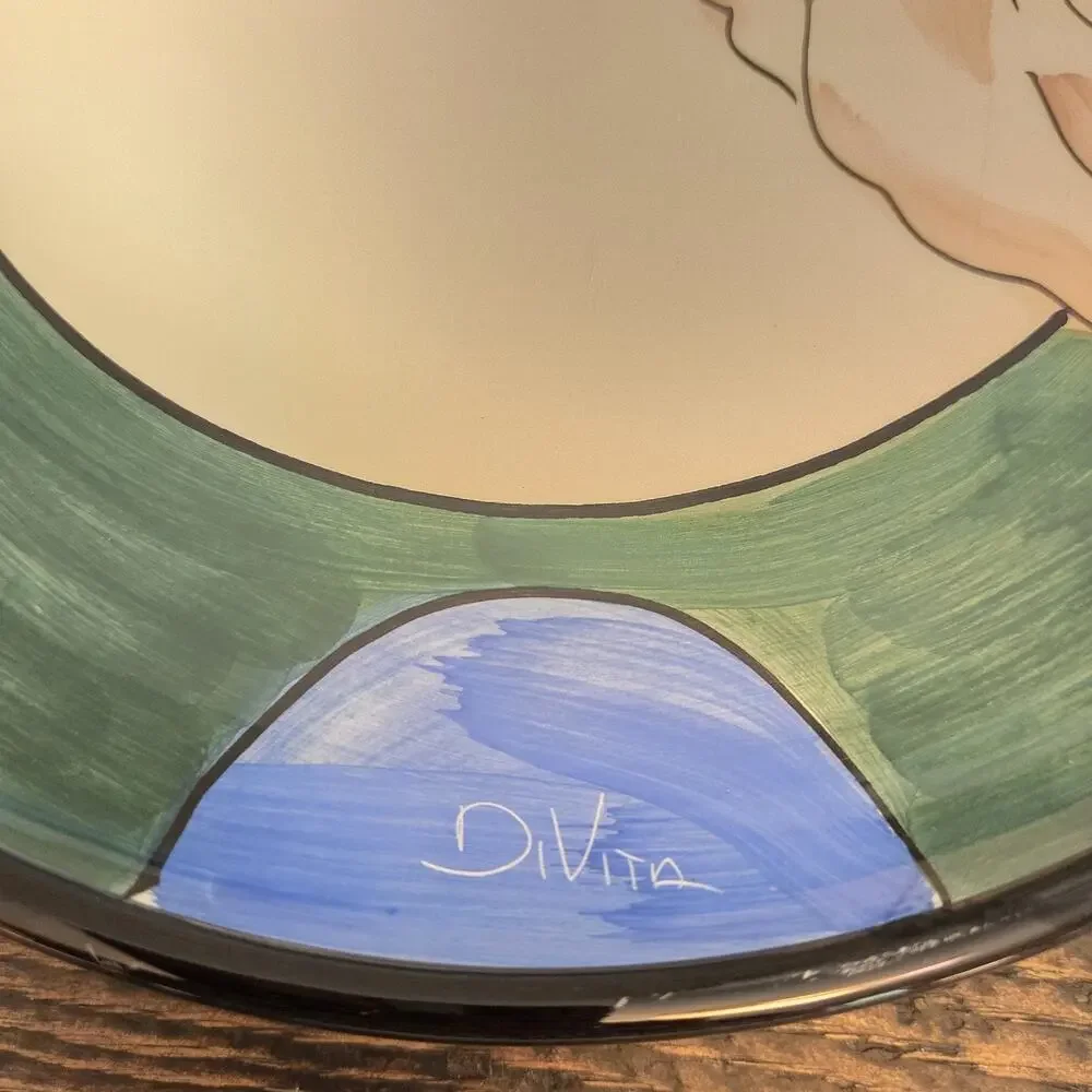 Di Vita Italian Hand Painted Plate Decorative Collectible